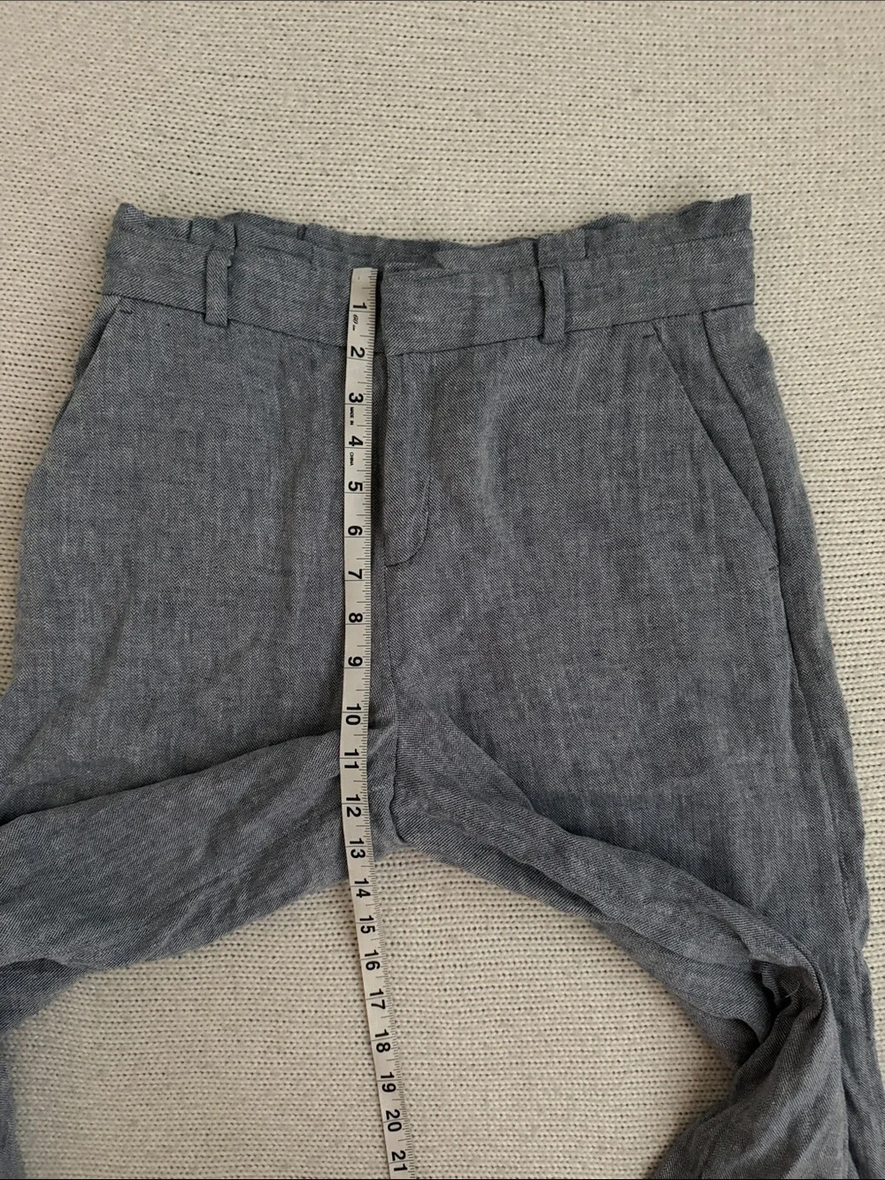 Banana Republic Linen/Cotton Blake Crop Pants Size 6